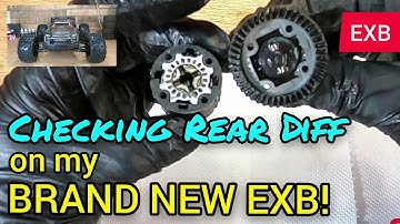 Arrma KRATON EXB V1.5 6S  Check the rear diff on my brand new latest UK batch EXB What did arrma do?