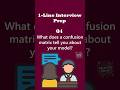 1-Line Interview Prep-Q4: What does a confusion matrix tell you about your model? #ml #interviewprep