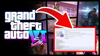 GTA 6 Trailer Leak?