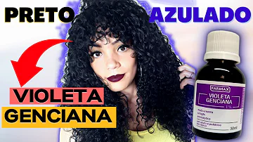 Que cor fica preto com Violeta?