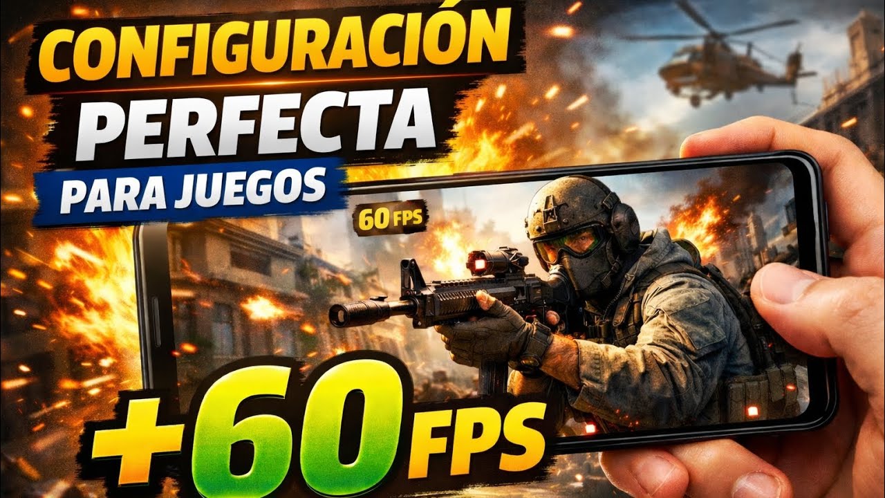 CONFIGURACIÓN PARA JUEGOS 2026😱 +60 FPS ESTABLES ✅