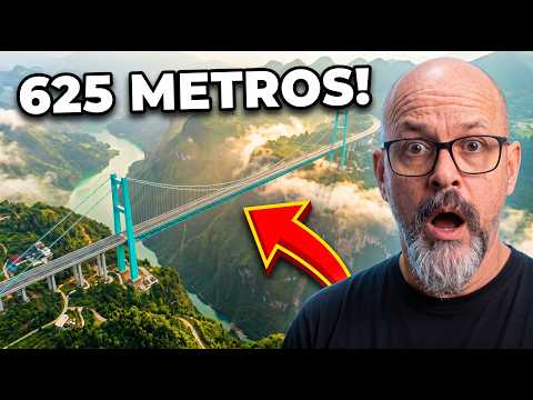 Como a China Construiu a Ponte Mais Alta do Mundo (625m)