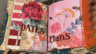 May 2023 journal pages … DayBook flip through…Journal  ideas for busy people #flipthrough