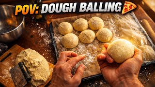 POV: Making Perfect Pizza Dough Balls 🍕