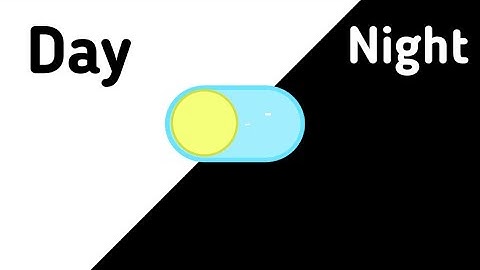 Day / Night Toggle Switch Custom Checkbox - Using Only CSS and HTML