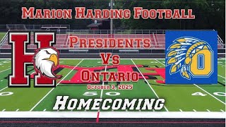 Marion Harding vs. Ontario - Homecoming 2025
