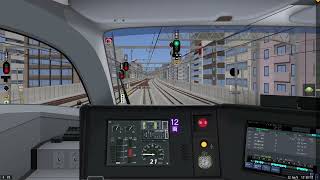 【BVE5】祝、延伸!!新浜本線特急をJR東日本E353系で(北新浜車両センター~新浜~檜元町)/ Driving JR-E353 on the Nihama Line