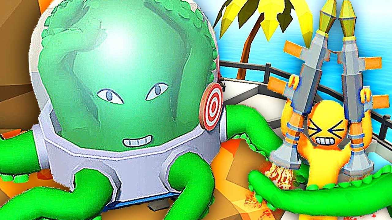 【屌德斯&小熙】 橡皮人大亂鬥 小熙霸被輻射後變身成宇宙怪獸章魚哥！