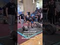 High schooler deadlifts record 600 ibs left it all out there  shorts