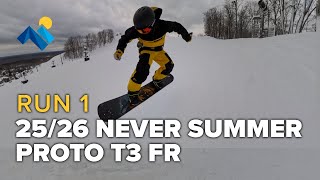 Run 1 2526 Never Summer Proto T3 Fr Snowboard