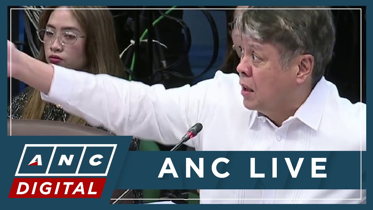 MOMENT: Pangilinan angered by Discayas, says 'di kayo qualified maging witness' | ANC