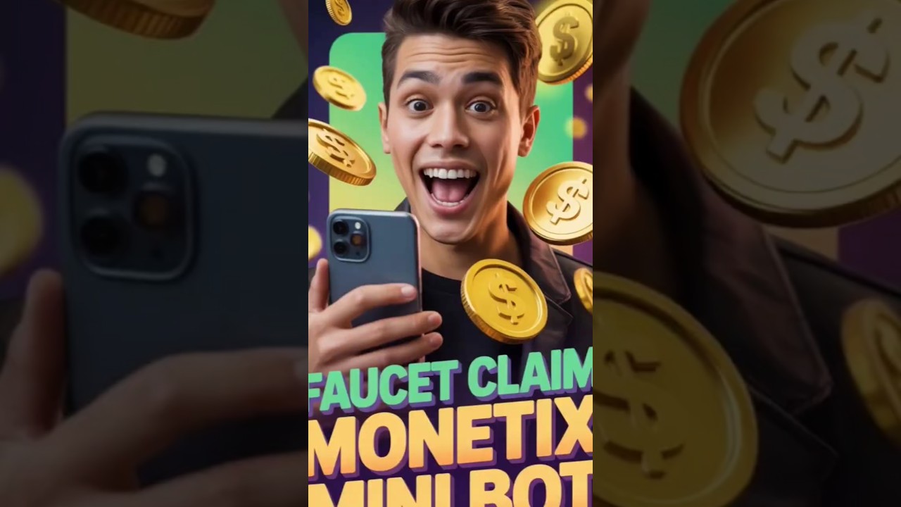💸 Claim Free Crypto Instantly! Monetix Mini Bot Faucet 