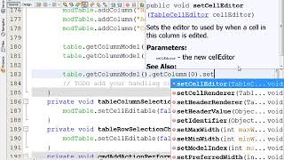 How to Resize Column of JTable in Java Netbeans