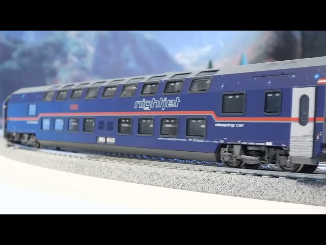 HO】LS models 97024 OBB Nightjet & ESU SBB Am4/4 - YouTube