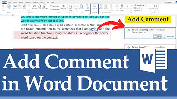 How to Add Comment in MS Word | Add, Reply , Reopen, Delete Comments in MS Word