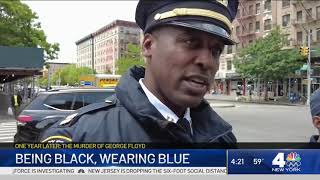 Black NYPD Officers Speak on Impact of Floyd's Killing | NBC New York