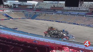 Demolition continues for Highmark Stadium