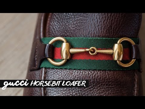 gucci horse bit loafers