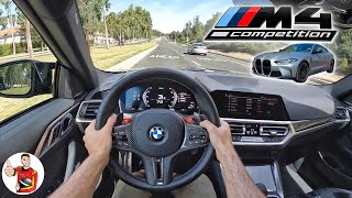 The 2022 BMW M4 Competition xDrive is the Best of RWD + AWD in One (POV Drive Review)