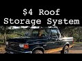 DIY roof storage system for Bronco or Jeep. #DIY #diycar #bronco #jeep #roofstorage 