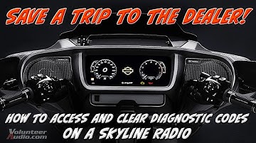 How to Read & Clear Diagnostic Codes on 2024 - Up Harley Davidson® using the Skyline OS Radio