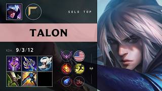 Talon Top vs Darius - NA Master Patch 26.15