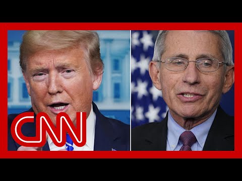 Trump disagrees with Fauci on US testing capacity