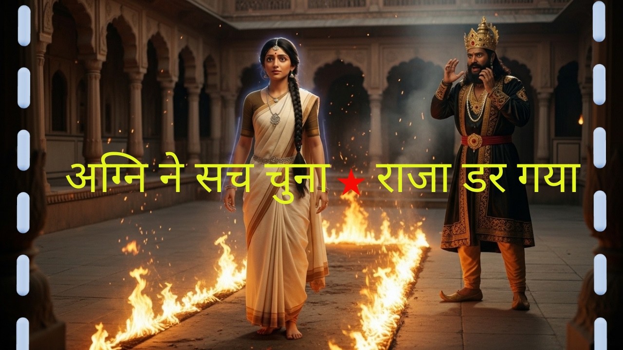 🔥 Fire Test Mein Dar Gaya Raja 😱 | Power vs Intelligence | Moral Story