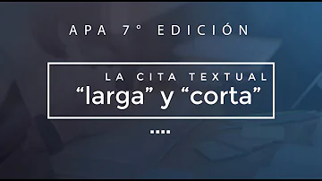 ¿Qué es una cita corta famosa?