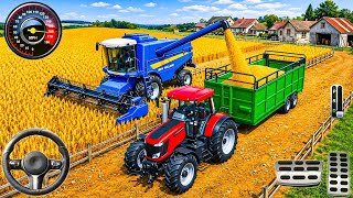 Modern Tractor Farming Driving Simulator 3D - Harvesting Wheat - New Tractor Game - Android GamePlay screenshot 3
