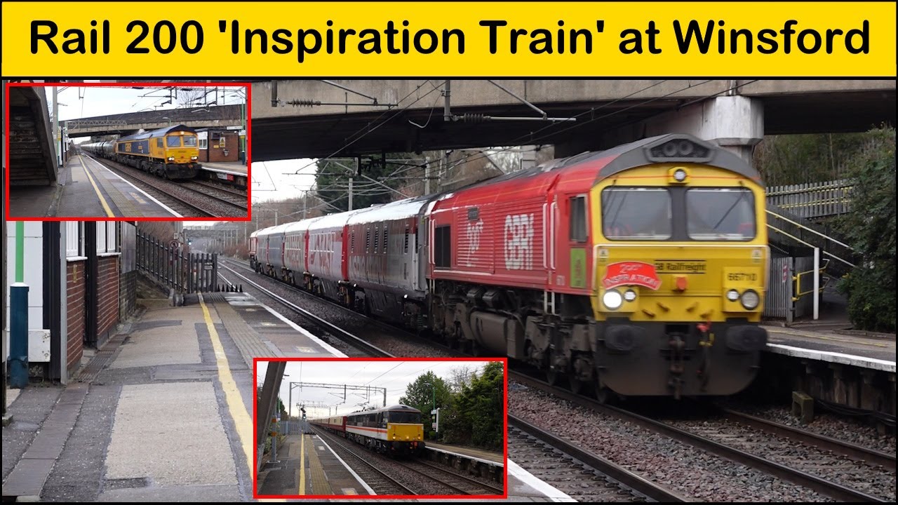 Rail 200 'Inspiration Train' and other workings through Winsford Station  |  14th January 2026