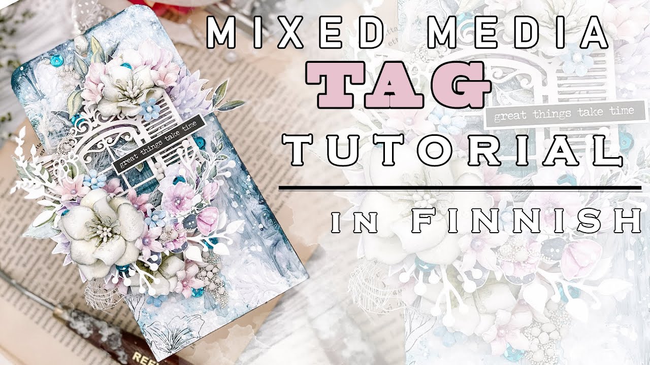Mix media tag tutorial | Mixed media tägi - YouTube