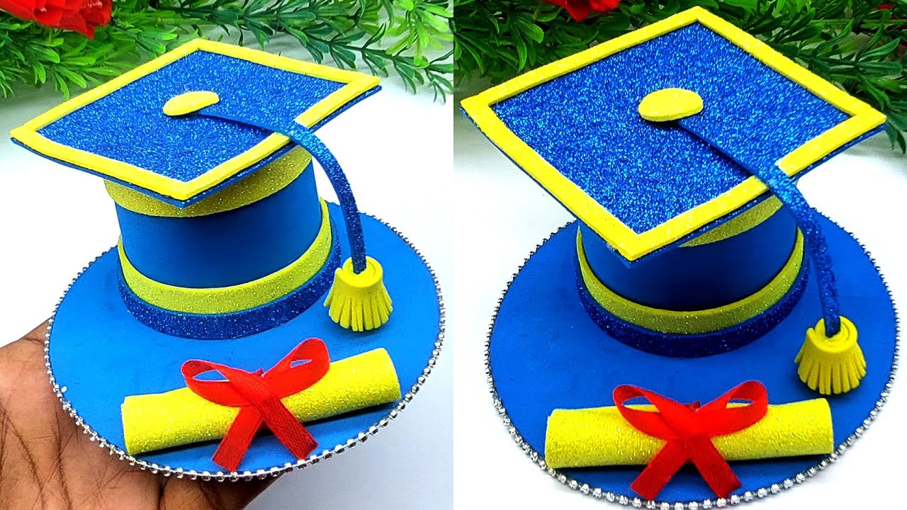 How to Make a Graduation Cap - Best Display Ideas - DIY Foam Sheet Crafts