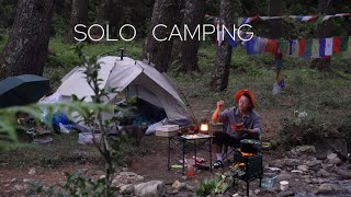 Relaxing SOLO Camping in BHUTAN 🇧🇹 #solocamping #naturesounds #bhutan subscribe -@KJayVlog 