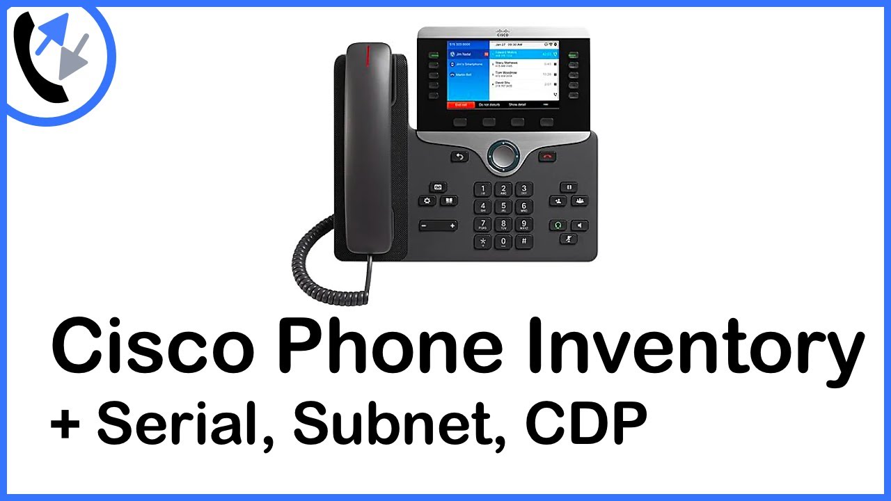 Phone Report Tool for Cisco CUCM Callmanager with Serial and CDP LLDP Switch Neighbor