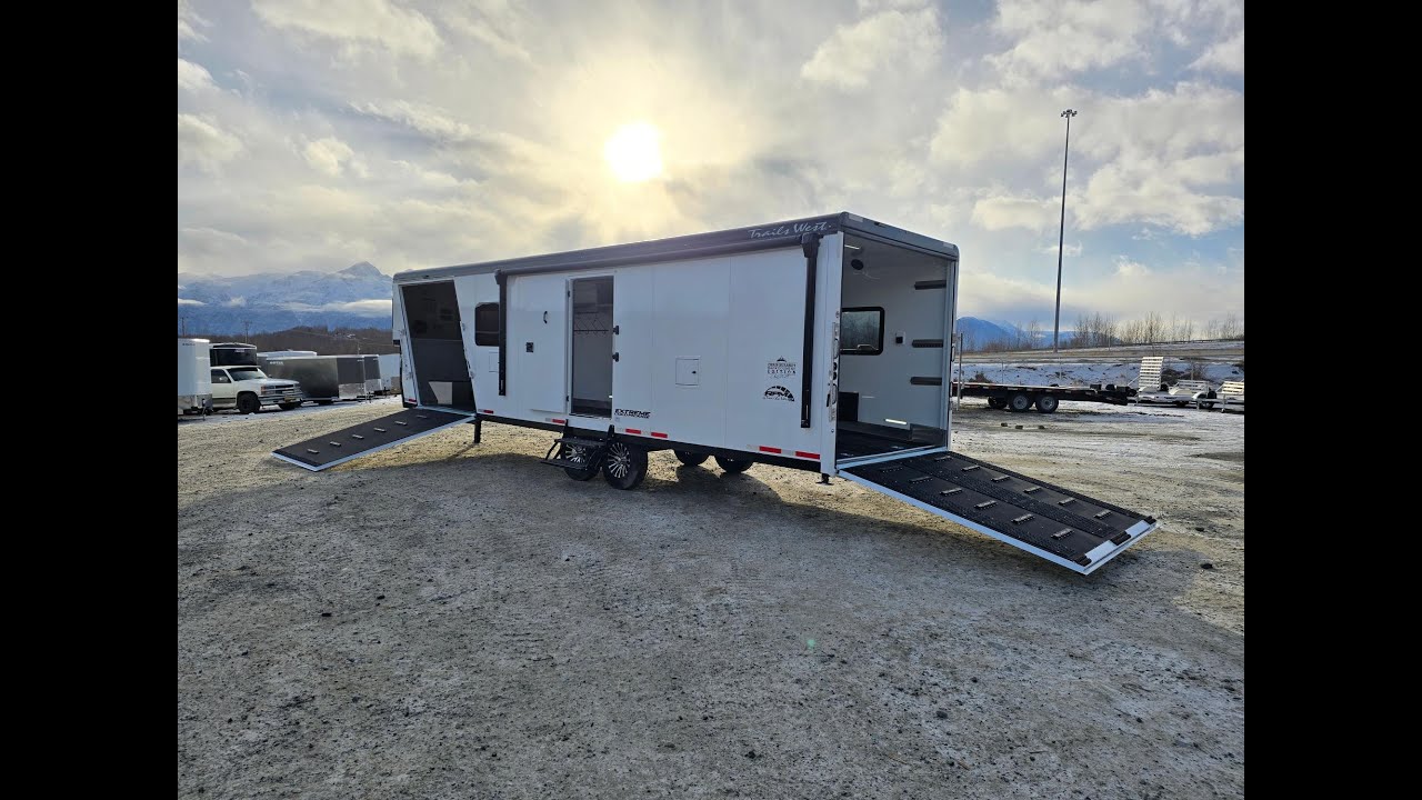 2025 Trails West RPM Power Rear Ramp in Action