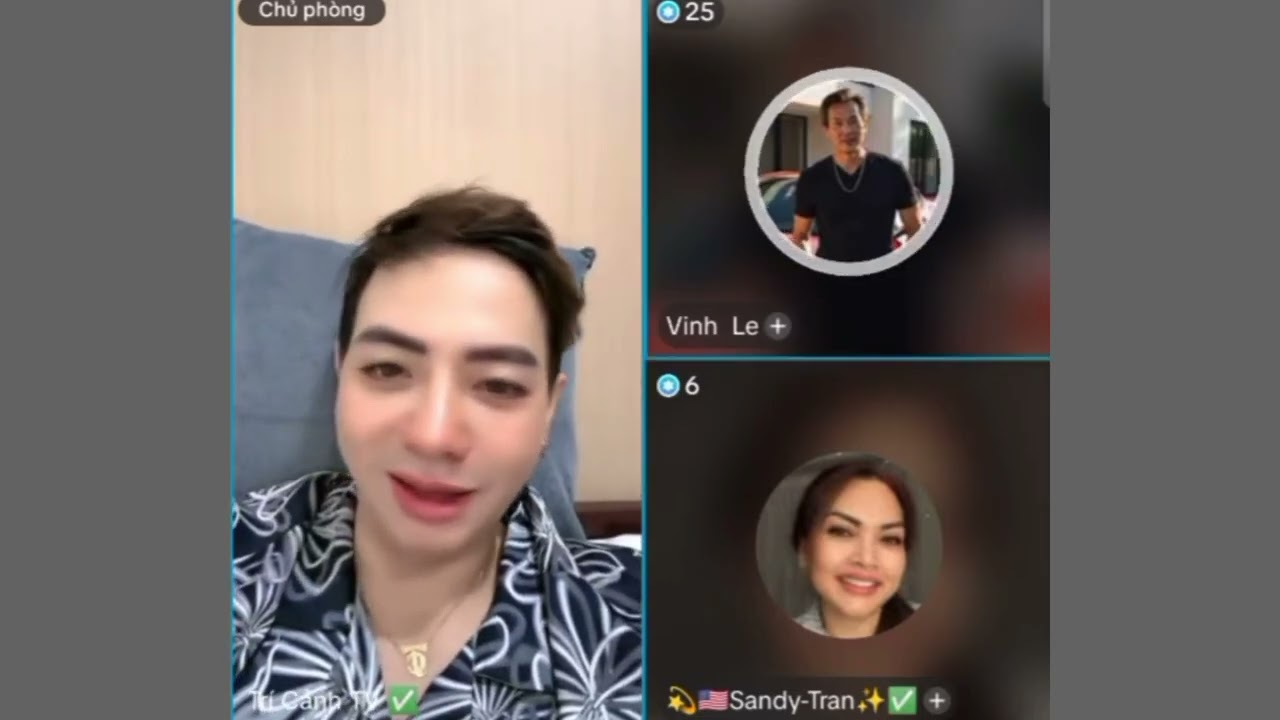 Anh Vinh Lê cho bem anh thoải mái để nhẹ bớt cho Ni ,Loan,Bum.Còn Trí Cảnh không sợ ai tung ghi âm.