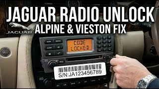 JAGUAR RADIO CODE | Alpine & Vieston Unlock Tutorial (JA / M Serial)