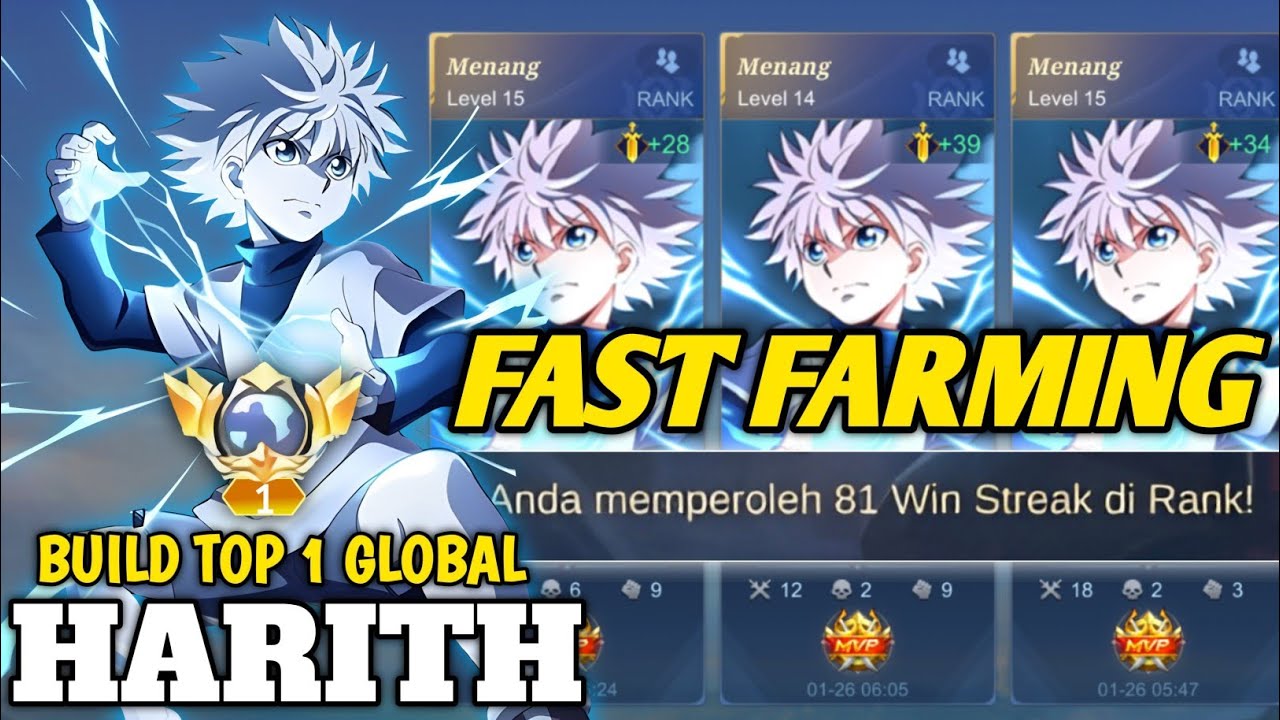 TUTORIAL FAST FARMING & ROTASI HARITH TERBARU 2026 ! USER HARITH WAJIB FAHAM INI - MLBB