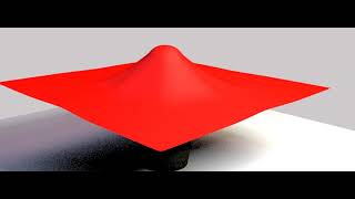 Final001.avi - Cloth simulation test + Raytraced area lights in Blender Internal