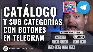 BOTONERAS en Telegram con CATEGORIAS navegables | BH BUTTONS