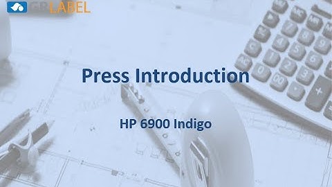 GRLabel Video Series: HP 6900 Press Introduction