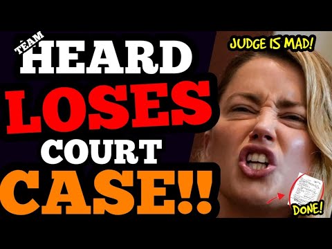 BREAKING! Amber Heard’s team LOSES an ENTIRE COURT CASE! JUDGE GETS MAD!