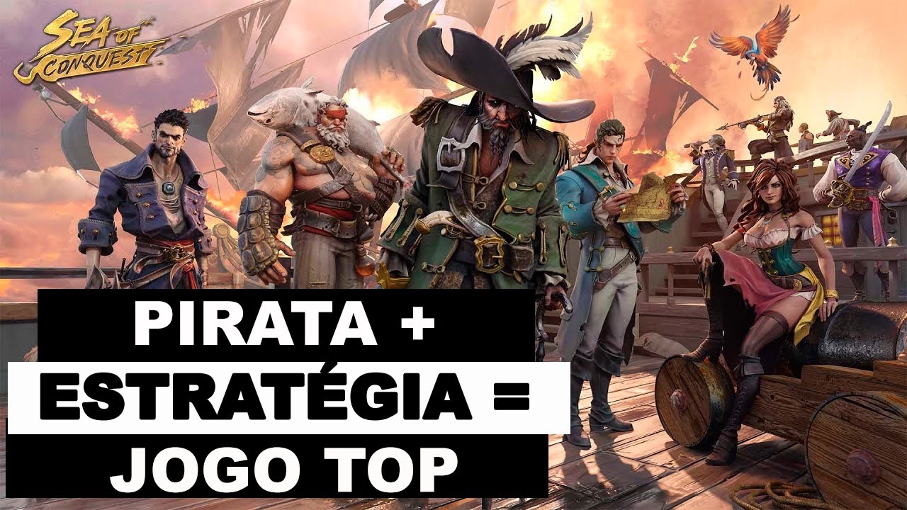 SEA OF CONQUEST  VAMOS CONHECER ESSE NOVO JOGO DE PIRATA 