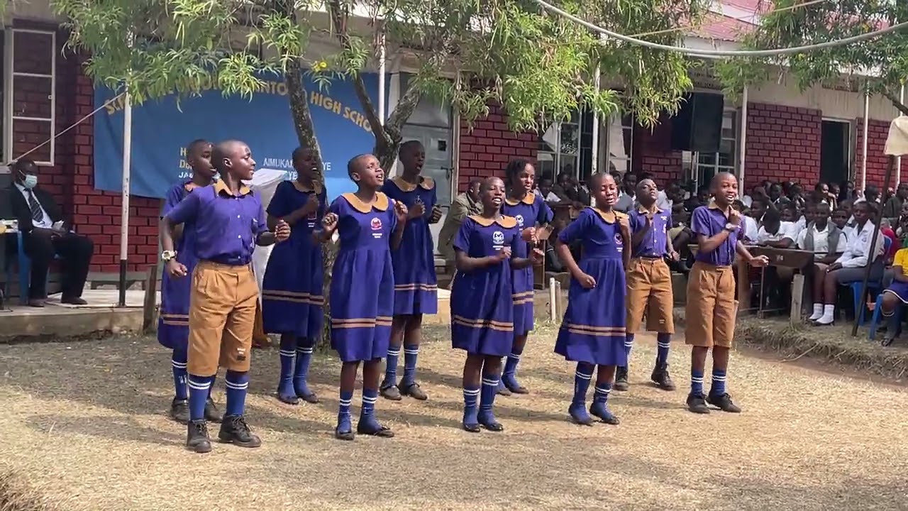 Little Angels at Rwentobo High School..... I have decided to follow Jesus