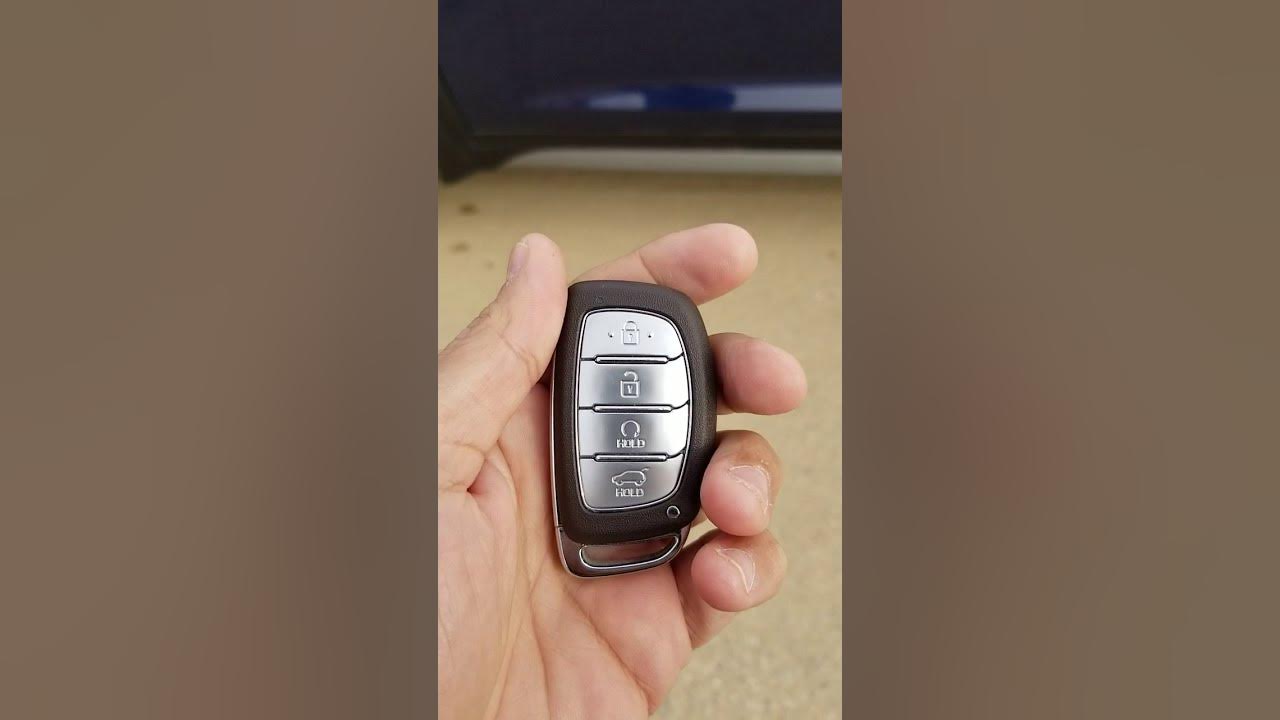 طريقة تشغيل عن بعد سيارة هيونداي توسان بواسطة الريموت الأصلي Remote