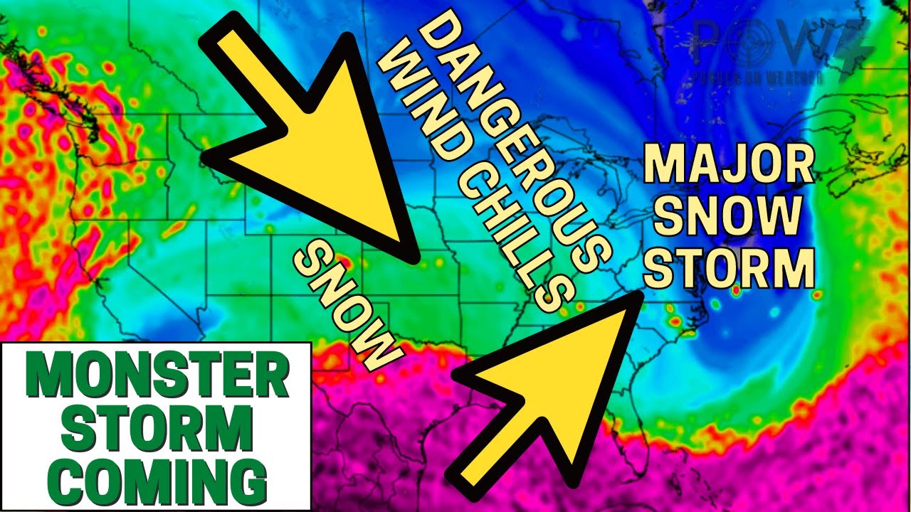 Monster Storm With Potential Blizzard This Weekend! Plus, Next Week Is ...