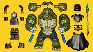 Lego Dc Characters Armored Batman & Killer Croc Unofficial Minifigure Dc