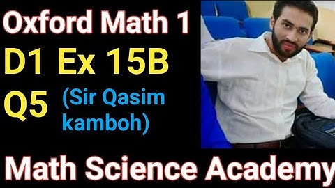 D1 Math Ex 15B Q5|D1 Ex 15B Q5|D1 math 7th edition Ex 15B|pie Chart|Math Science Academy|Oxford math