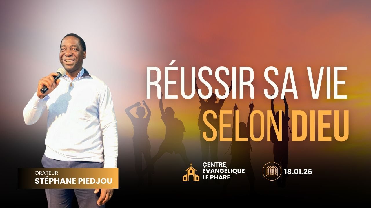Réussir sa vie selon Dieu | Stéphane PIEDJOU